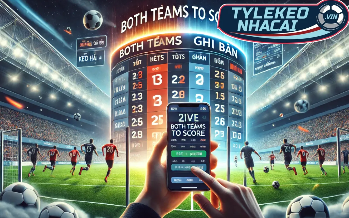 Mẹo Soi Kèo Hai Đội Cùng Ghi Bàn (Both Teams To Score) Chuẩn 1 Kèo hai đội cùng ghi bàn (Both Teams to Score) là gì?